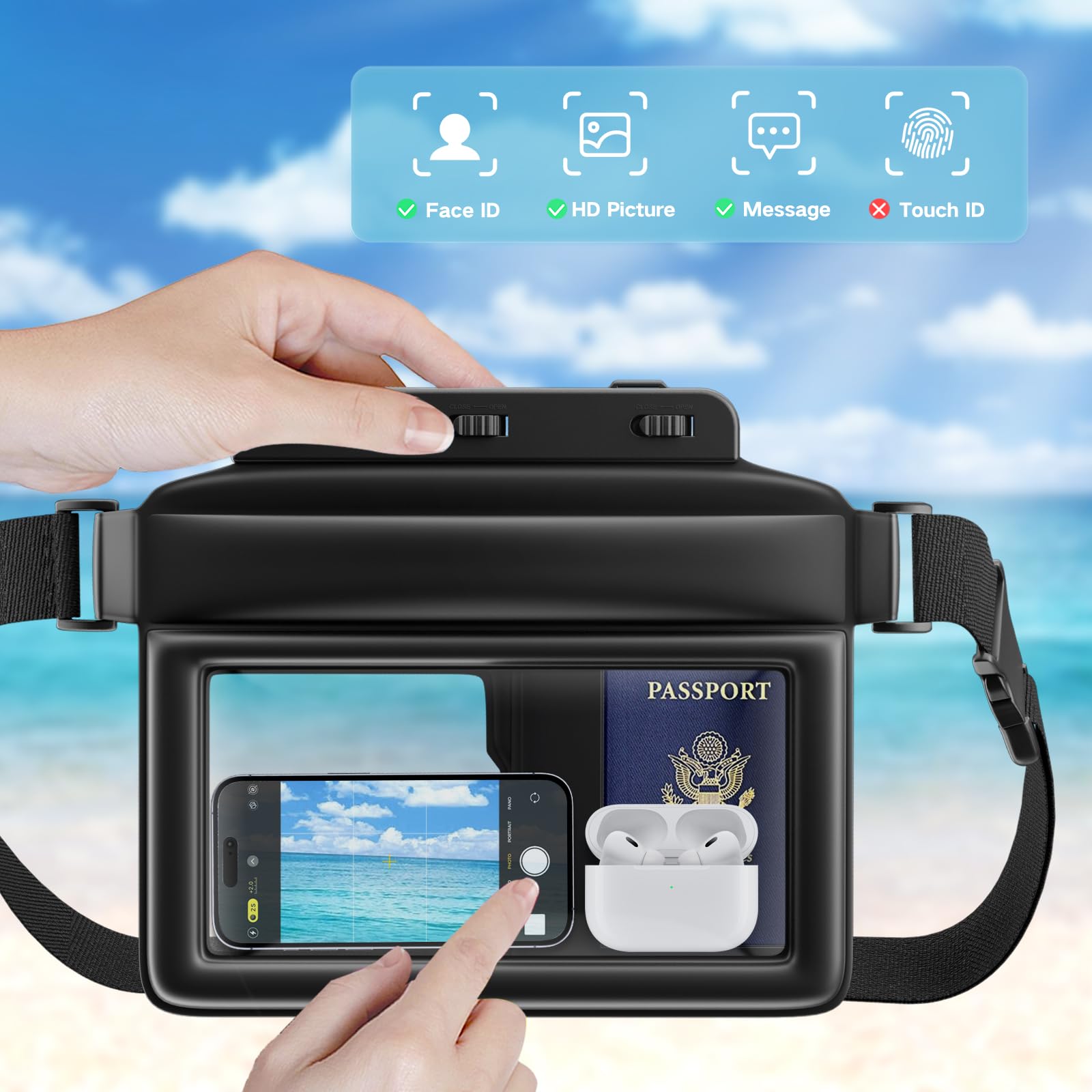 Amazon.com: JOTO Large Floating Waterproof Phone Pouch with